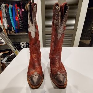 Distressed Diva Boots by Lucchese